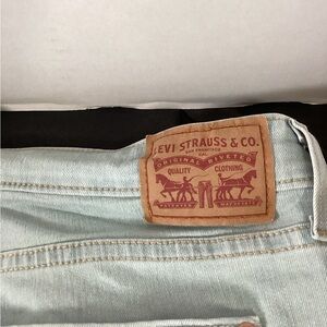 Levi Strauss & Co. Light Wash Denim Jeans 726 Flare Size 34
